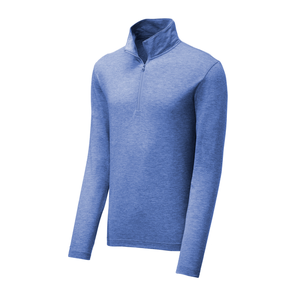 Sport-Tek® PosiCharge® Tri-Blend Wicking Men's 1/4 Zip Pullover