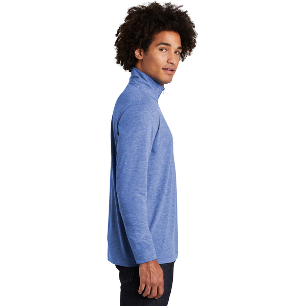 Sport-Tek® PosiCharge® Tri-Blend Wicking Men's 1/4 Zip Pullover