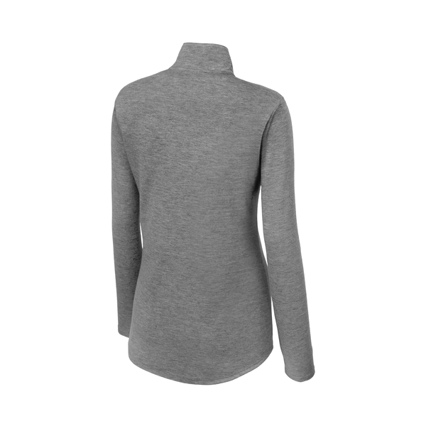 Sport-Tek® PosiCharge® Tri-Blend Wicking Ladies' 1/4 Zip Pullover