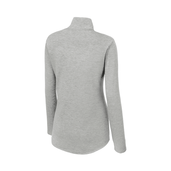 Sport-Tek® PosiCharge® Tri-Blend Wicking Ladies' 1/4 Zip Pullover