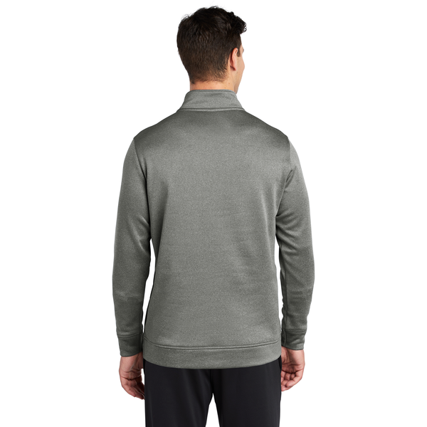 Sport-Tek® PosiCharge® Sport-Wick® Heather Fleece Men's 1/4 Zip Pullover