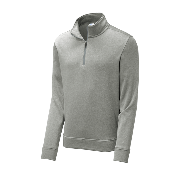 Sport-Tek® PosiCharge® Sport-Wick® Heather Fleece Men's 1/4 Zip Pullover