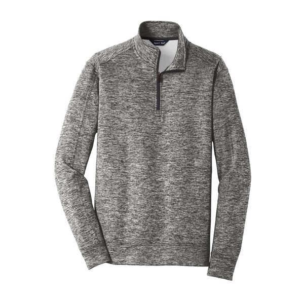 Sport-Tek® PosiCharge® Electric Heather Fleece Men's 1/4 Zip Pullover
