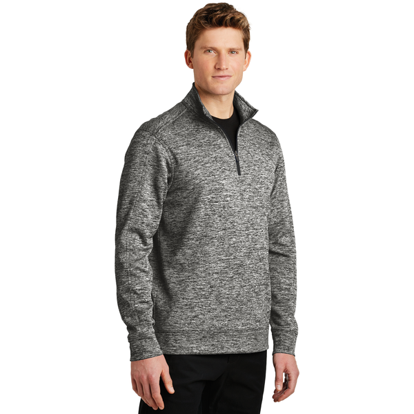 Sport-Tek® PosiCharge® Electric Heather Fleece Men's 1/4 Zip Pullover