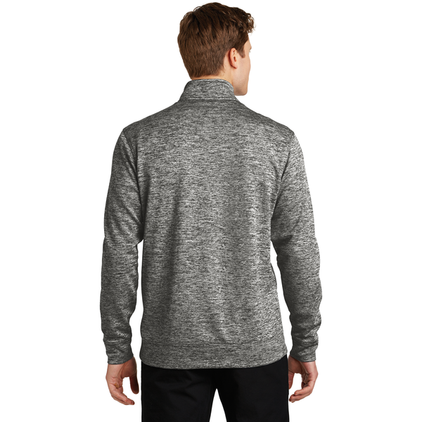 Sport-Tek® PosiCharge® Electric Heather Fleece Men's 1/4 Zip Pullover