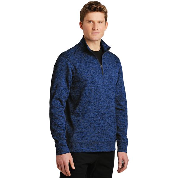 Sport-Tek® PosiCharge® Electric Heather Fleece Men's 1/4 Zip Pullover