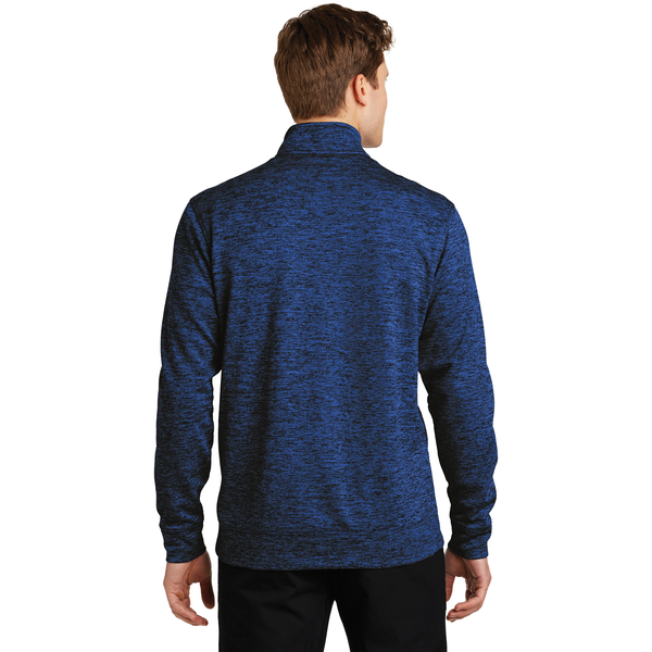 Sport-Tek® PosiCharge® Electric Heather Fleece Men's 1/4 Zip Pullover