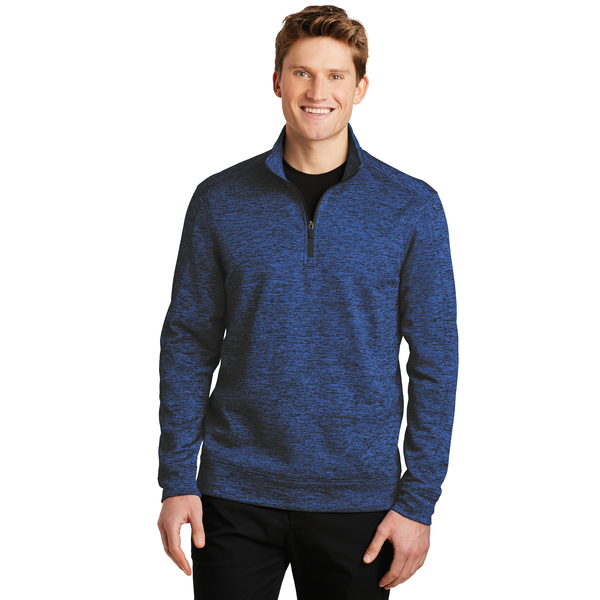 Sport-Tek® PosiCharge® Electric Heather Fleece Men's 1/4 Zip Pullover