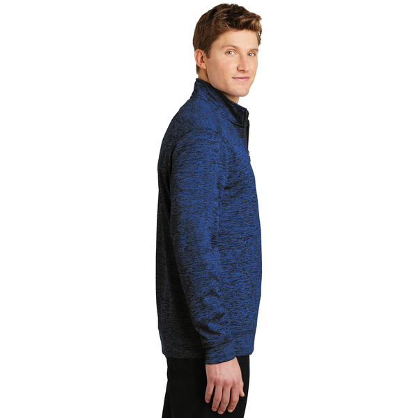 Sport-Tek® PosiCharge® Electric Heather Fleece Men's 1/4 Zip Pullover