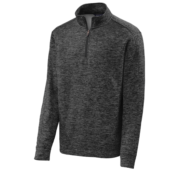 Sport-Tek® PosiCharge® Electric Heather Fleece Men's 1/4 Zip Pullover