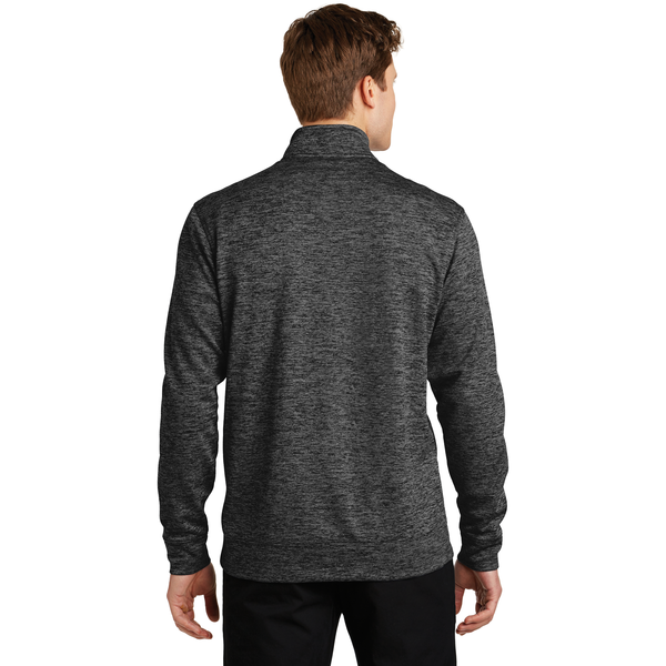 Sport-Tek® PosiCharge® Electric Heather Fleece Men's 1/4 Zip Pullover
