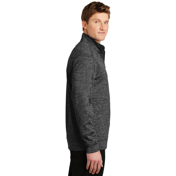 Sport-Tek® PosiCharge® Electric Heather Fleece Men's 1/4 Zip Pullover
