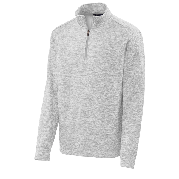 Sport-Tek® PosiCharge® Electric Heather Fleece Men's 1/4 Zip Pullover