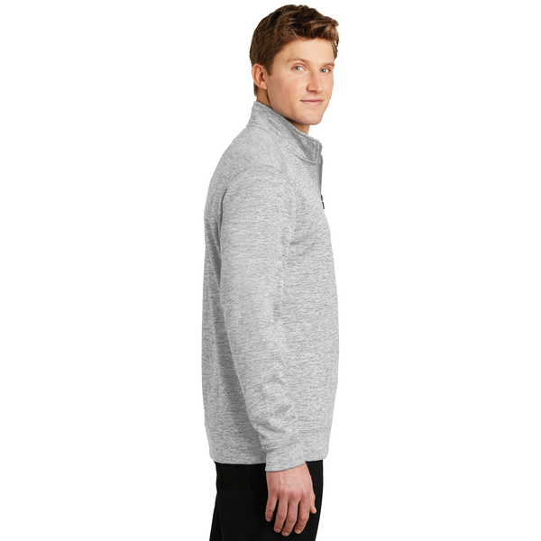Sport-Tek® PosiCharge® Electric Heather Fleece Men's 1/4 Zip Pullover