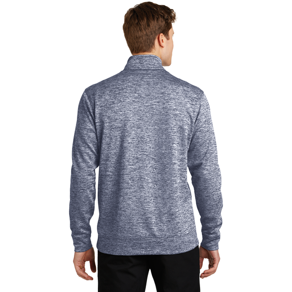 Sport-Tek® PosiCharge® Electric Heather Fleece Men's 1/4 Zip Pullover