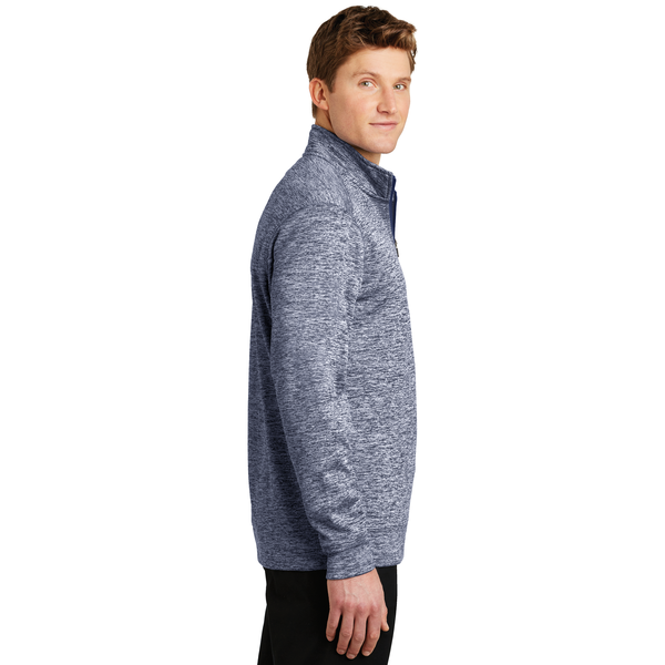 Sport-Tek® PosiCharge® Electric Heather Fleece Men's 1/4 Zip Pullover