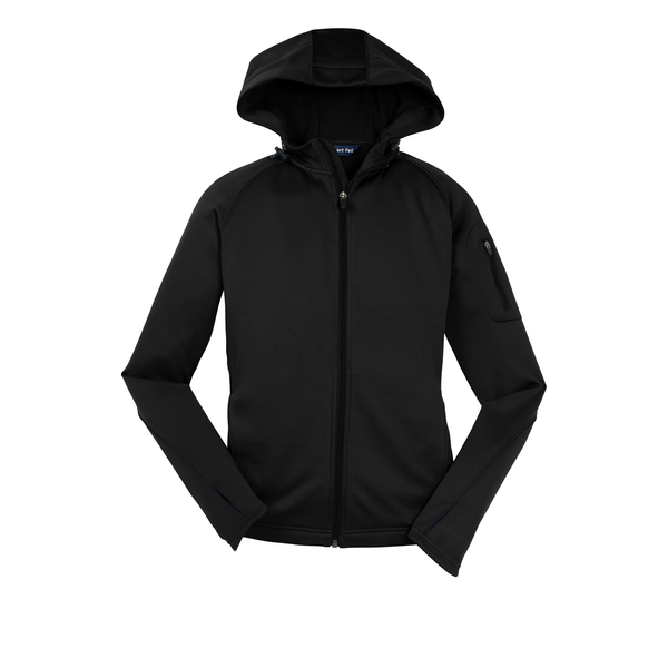 Sport-Tek® Tech Fleece Ladies' Full-Zip Hooded Jacket