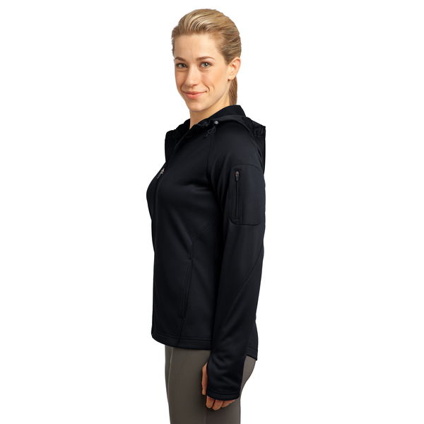 Sport-Tek® Tech Fleece Ladies' Full-Zip Hooded Jacket