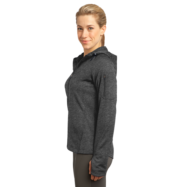 Sport-Tek® Tech Fleece Ladies' Full-Zip Hooded Jacket