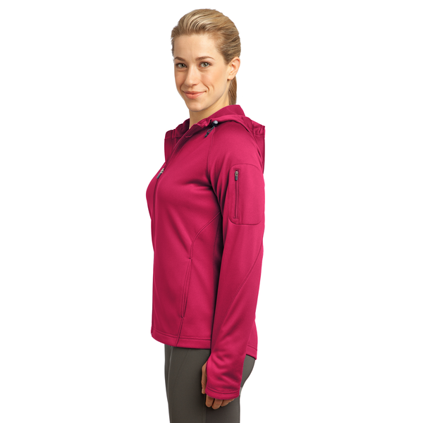 Sport-Tek® Tech Fleece Ladies' Full-Zip Hooded Jacket