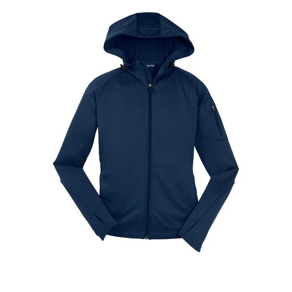 Sport-Tek® Tech Fleece Ladies' Full-Zip Hooded Jacket