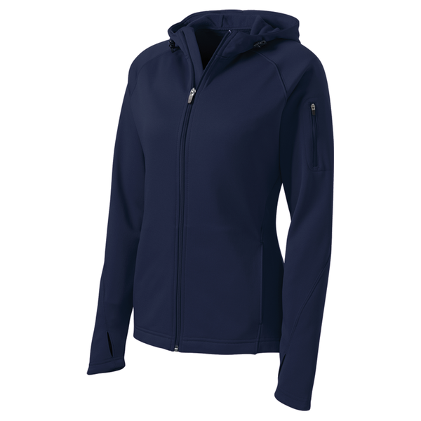 Sport-Tek® Tech Fleece Ladies' Full-Zip Hooded Jacket