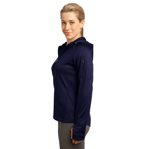 Sport-Tek® Tech Fleece Ladies' Full-Zip Hooded Jacket