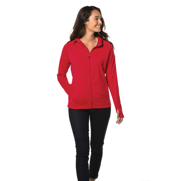 Sport-Tek® Tech Fleece Ladies' Full-Zip Hooded Jacket