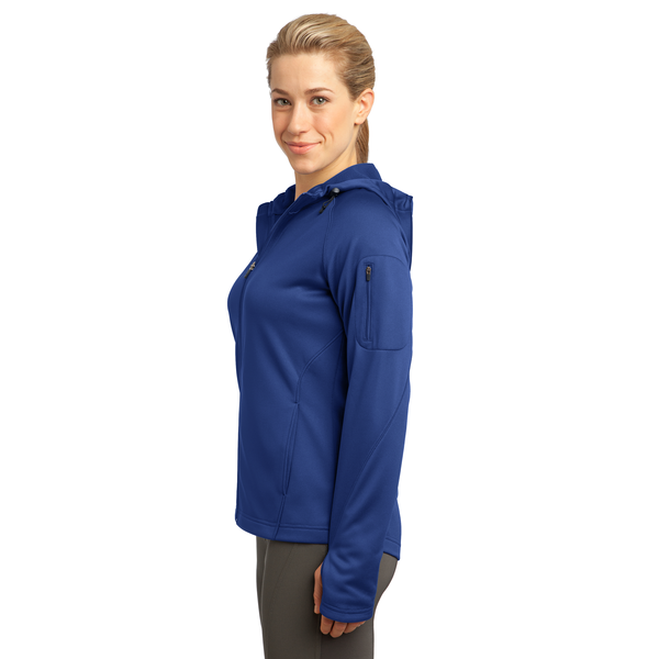 Sport-Tek® Tech Fleece Ladies' Full-Zip Hooded Jacket