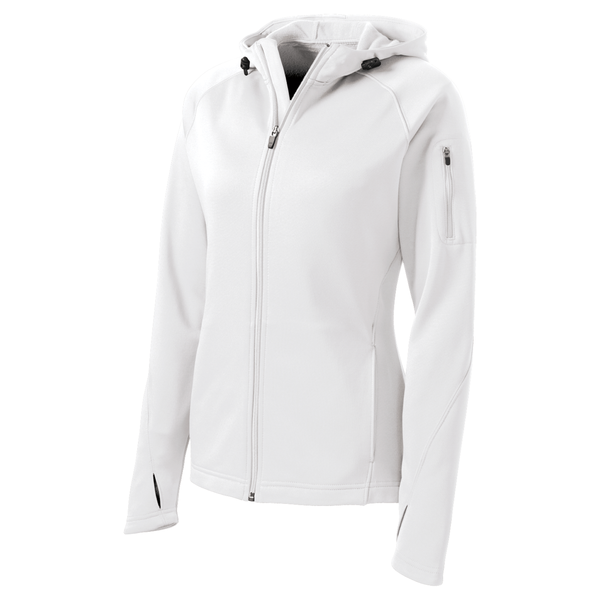 Sport-Tek® Tech Fleece Ladies' Full-Zip Hooded Jacket