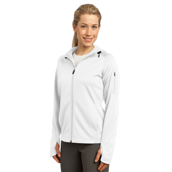 Sport-Tek® Tech Fleece Ladies' Full-Zip Hooded Jacket