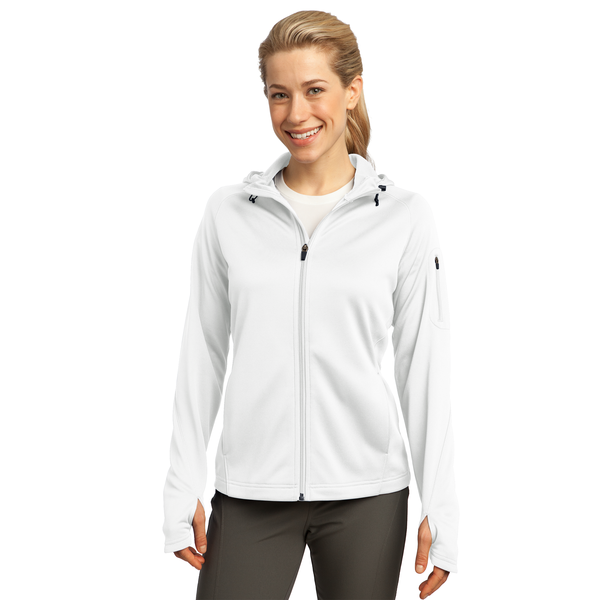 Sport-Tek® Tech Fleece Ladies' Full-Zip Hooded Jacket