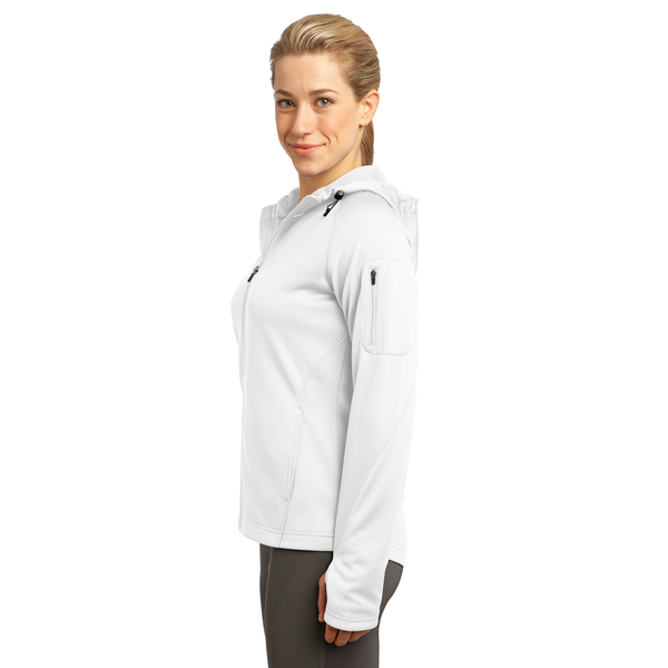 Sport-Tek® Tech Fleece Ladies' Full-Zip Hooded Jacket