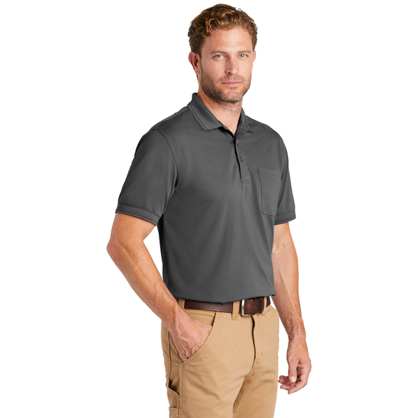 CornerStone® Industrial Pocket Pique Men's Polo