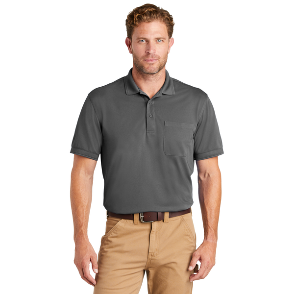 CornerStone® Industrial Pocket Pique Men's Polo