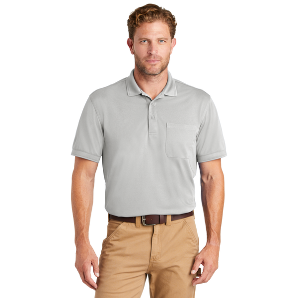CornerStone® Industrial Pocket Pique Men's Polo