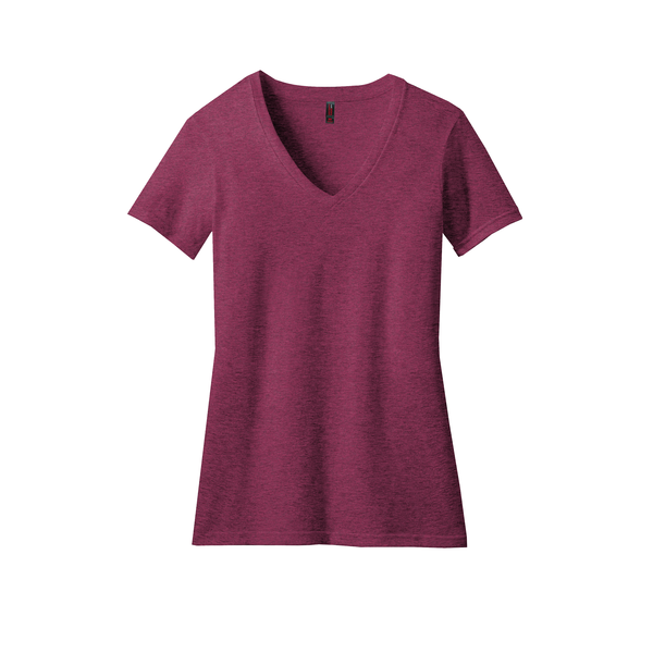 District Made® Perfect Blend® Ladies' V-Neck Tee