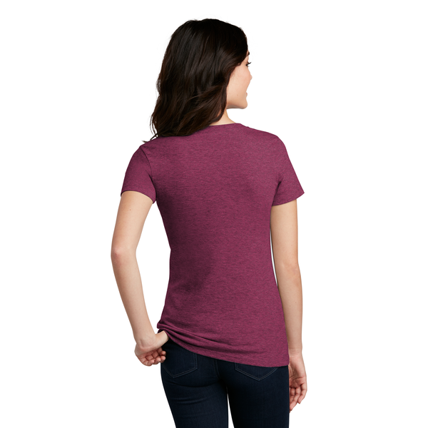 District Made® Perfect Blend® Ladies' V-Neck Tee