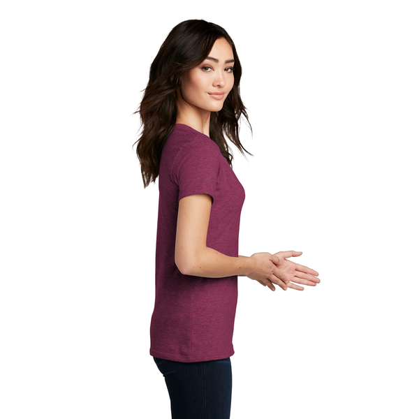 District Made® Perfect Blend® Ladies' V-Neck Tee