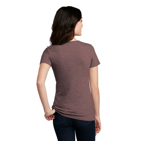 District Made® Perfect Blend® Ladies' V-Neck Tee