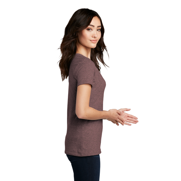 District Made® Perfect Blend® Ladies' V-Neck Tee