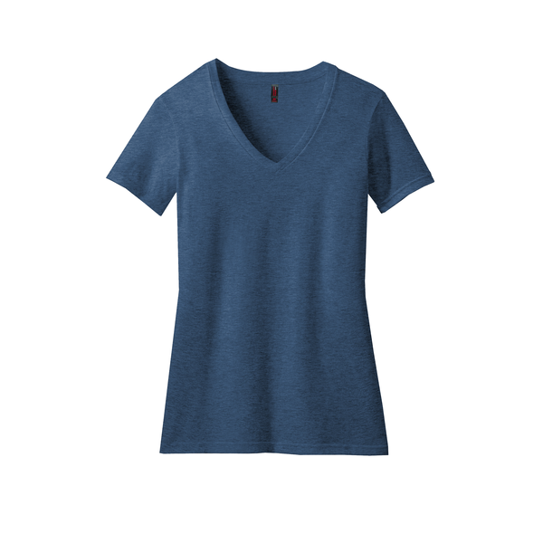 District Made® Perfect Blend® Ladies' V-Neck Tee