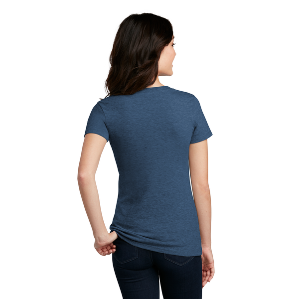 District Made® Perfect Blend® Ladies' V-Neck Tee