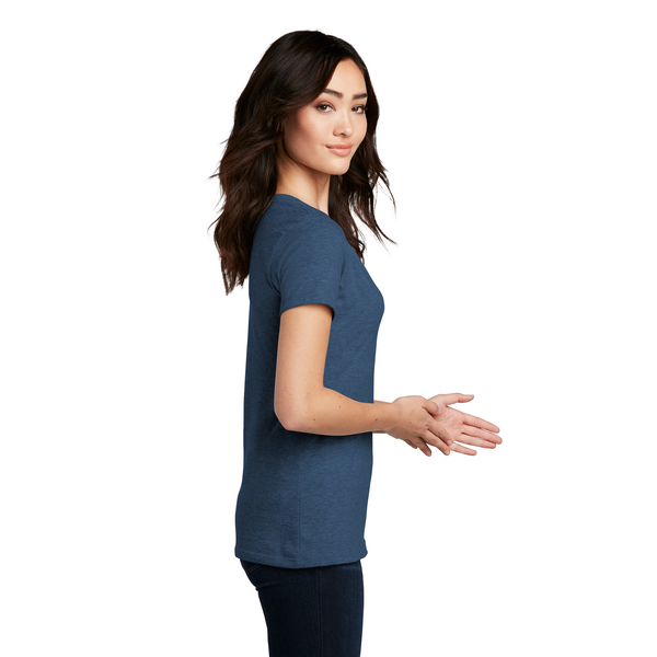 District Made® Perfect Blend® Ladies' V-Neck Tee