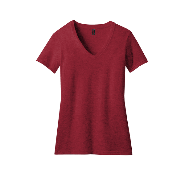 District Made® Perfect Blend® Ladies' V-Neck Tee