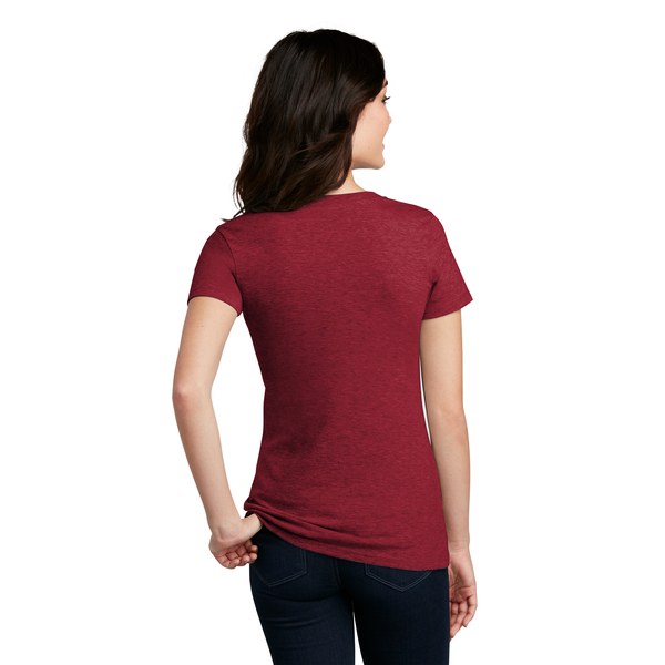 District Made® Perfect Blend® Ladies' V-Neck Tee