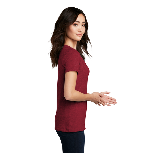 District Made® Perfect Blend® Ladies' V-Neck Tee