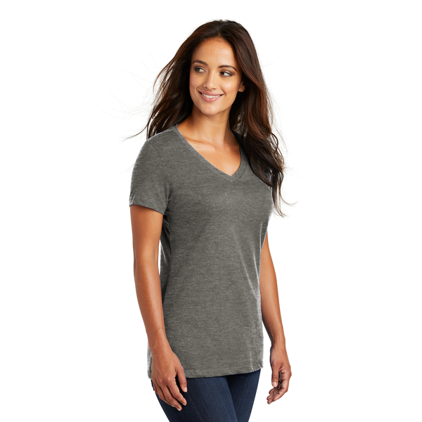 District Made® Perfect Weight® Ladies' V-Neck Tee