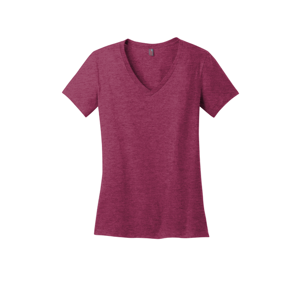 District Made® Perfect Weight® Ladies' V-Neck Tee