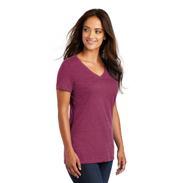District Made® Perfect Weight® Ladies' V-Neck Tee